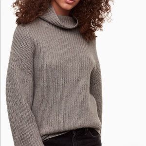 Aritzia Montpellier sweater in oatmeal heather